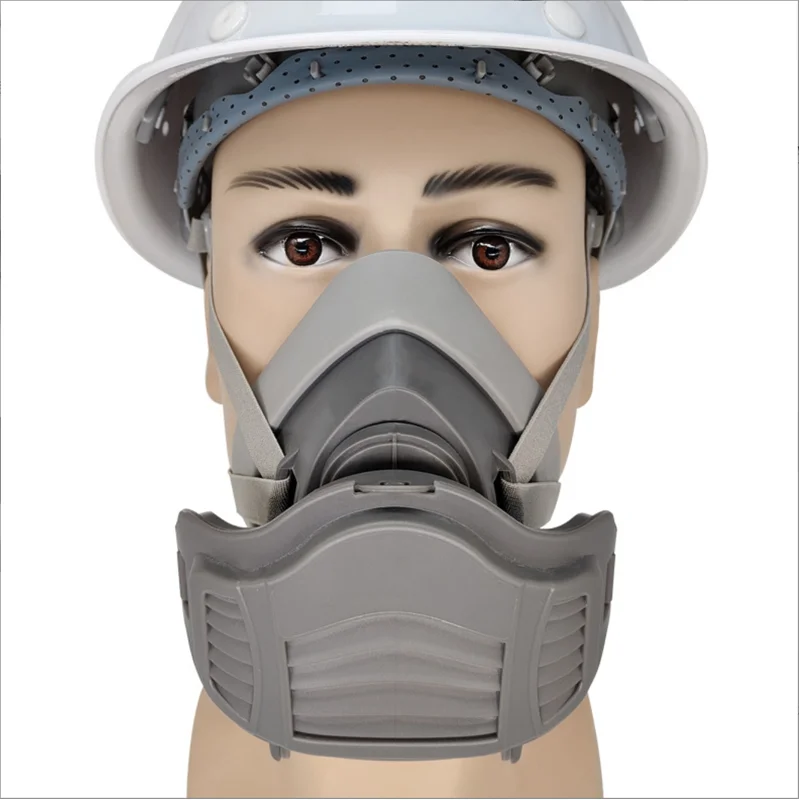 3200 mask Medical liquid silicone face mask safety tactical gas mask Activated carbon particles