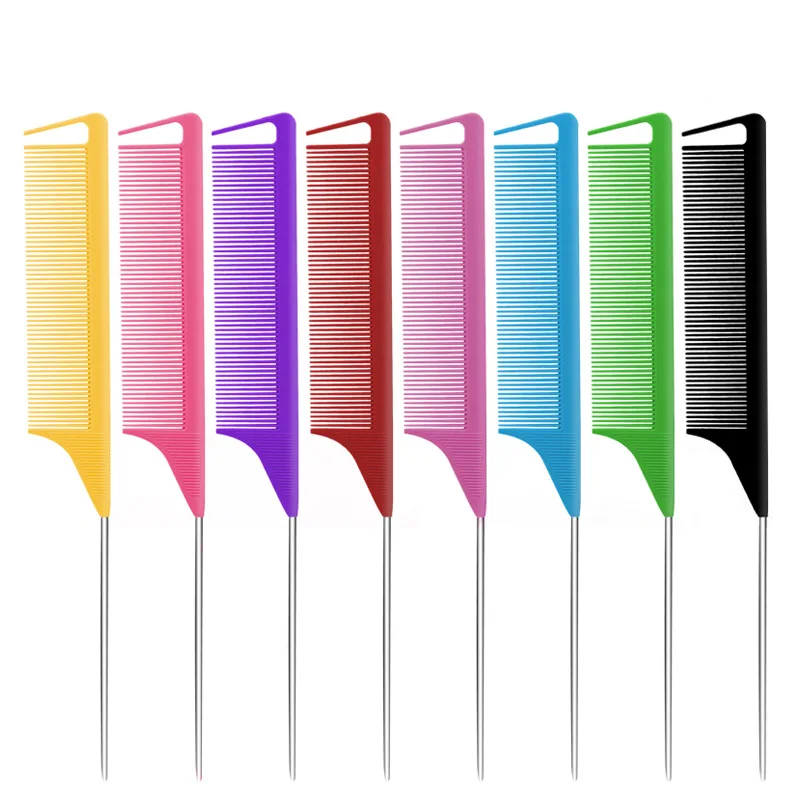 Factory Sale Parting Combs Hairdressing Highlights Combs Straightener Highlighting Hair Salon Accept Custom Logo