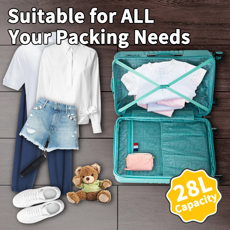 3 Pieces Lightweight PC Travel Trolley Luggages Case Simple Modern Carry-on Suitcases Sets Spinner Degree Wheels For Woman Men