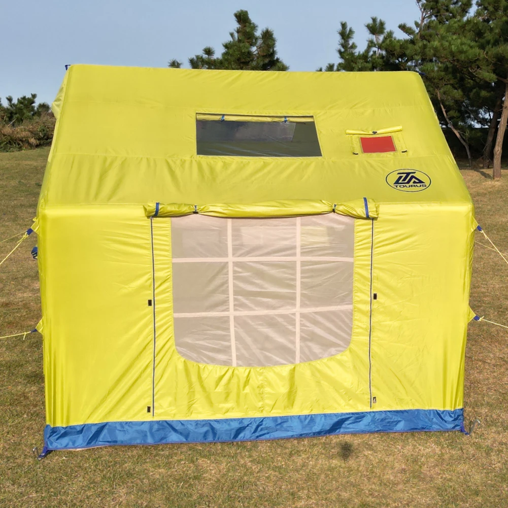 TOURUS Hot Sell Hot Tent With Stove Jack Inflatable Camping Tent