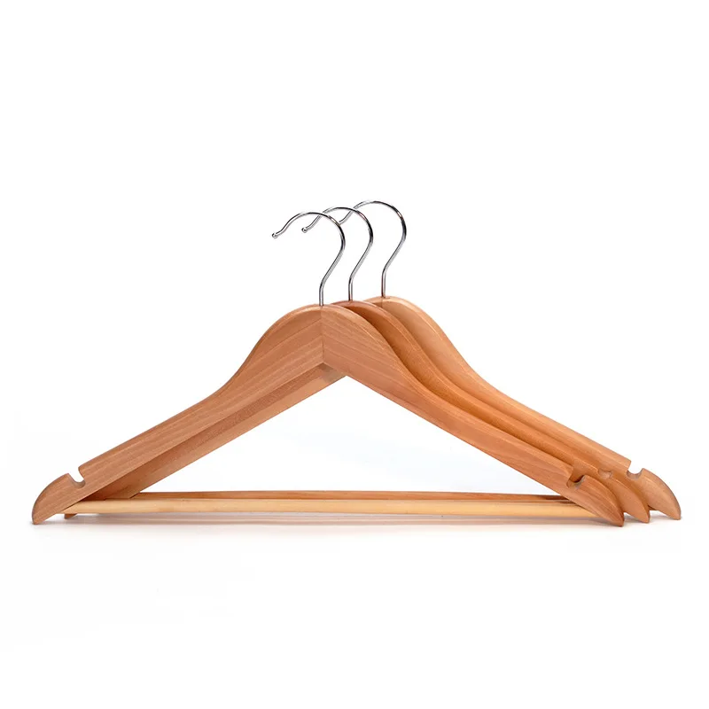 Hotel Custom Luxury Solid Classic Boutique Wooden Hanger