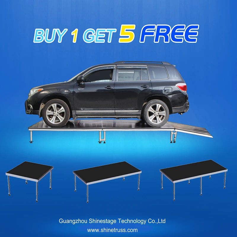 Concert Aluminum Stage Portable Platform Music major event staging Drum Risers Wedding Theater Stage