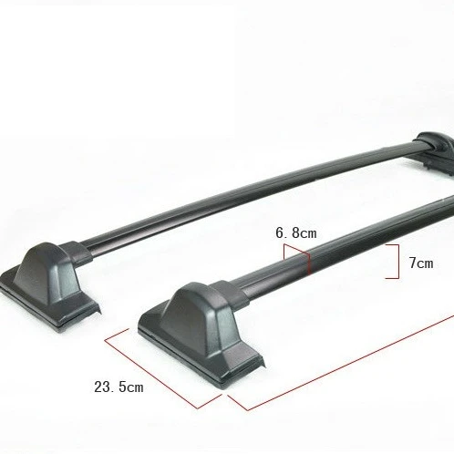Universal lockable crossbar for car roof Luggage frame luggage rack Aluminum thickened crossbar
