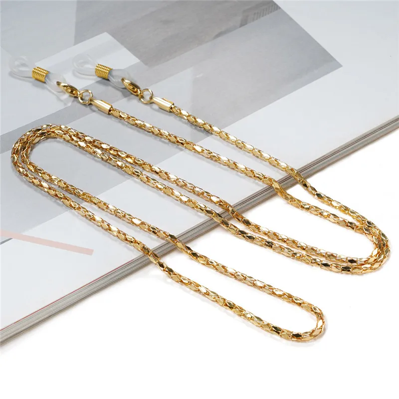 New Fashion Retro Metal Glasses Chain Gold Silver Rose Gold Black Sunglasses Chain for Men Women