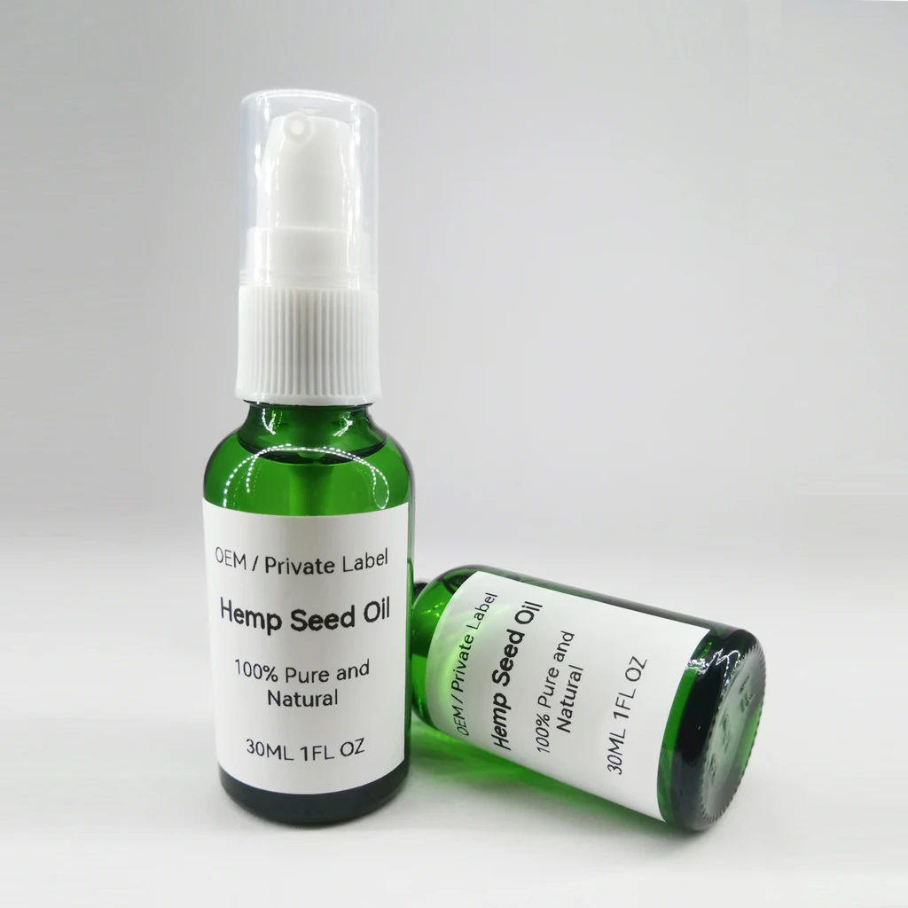 OEM and private label service 100% pure and natural Hemp seed oil