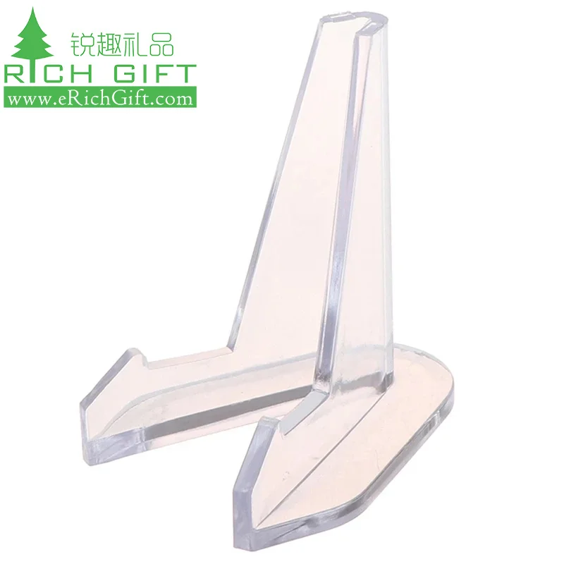 High Quality Custom Coins Medal Badge coin holder Transparent Acrylic plastic Protective Bracket Challenge Coin Display Rack