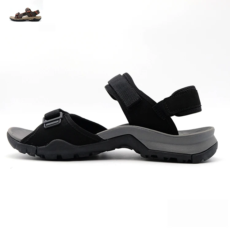 Comfortable Black Man Origin Sport Slippwrs 2021 Fashion Shoes Cheap Sandal China