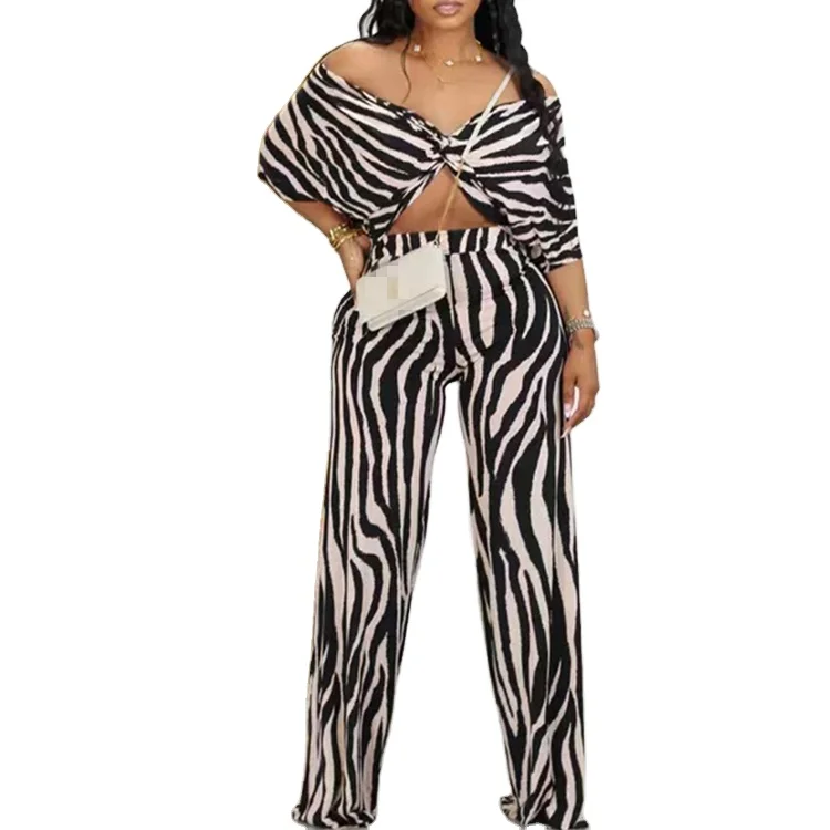 China Factory Wholesale Stock Clothing Fashion Branded Clothes Women Two Piece Outfits