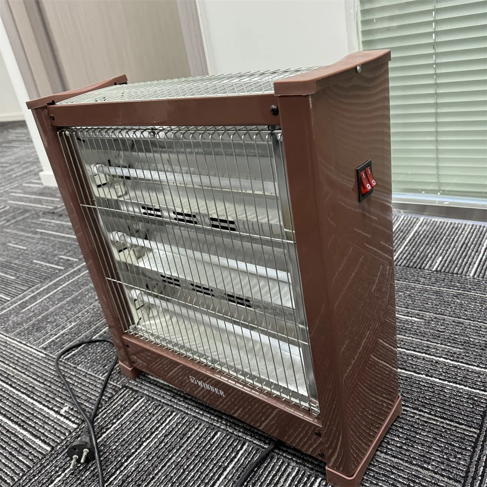 1600W Adjustable Thermostat Sun Heater 7bar Quartz Tube Electric Heater for Garages Overheat Protection