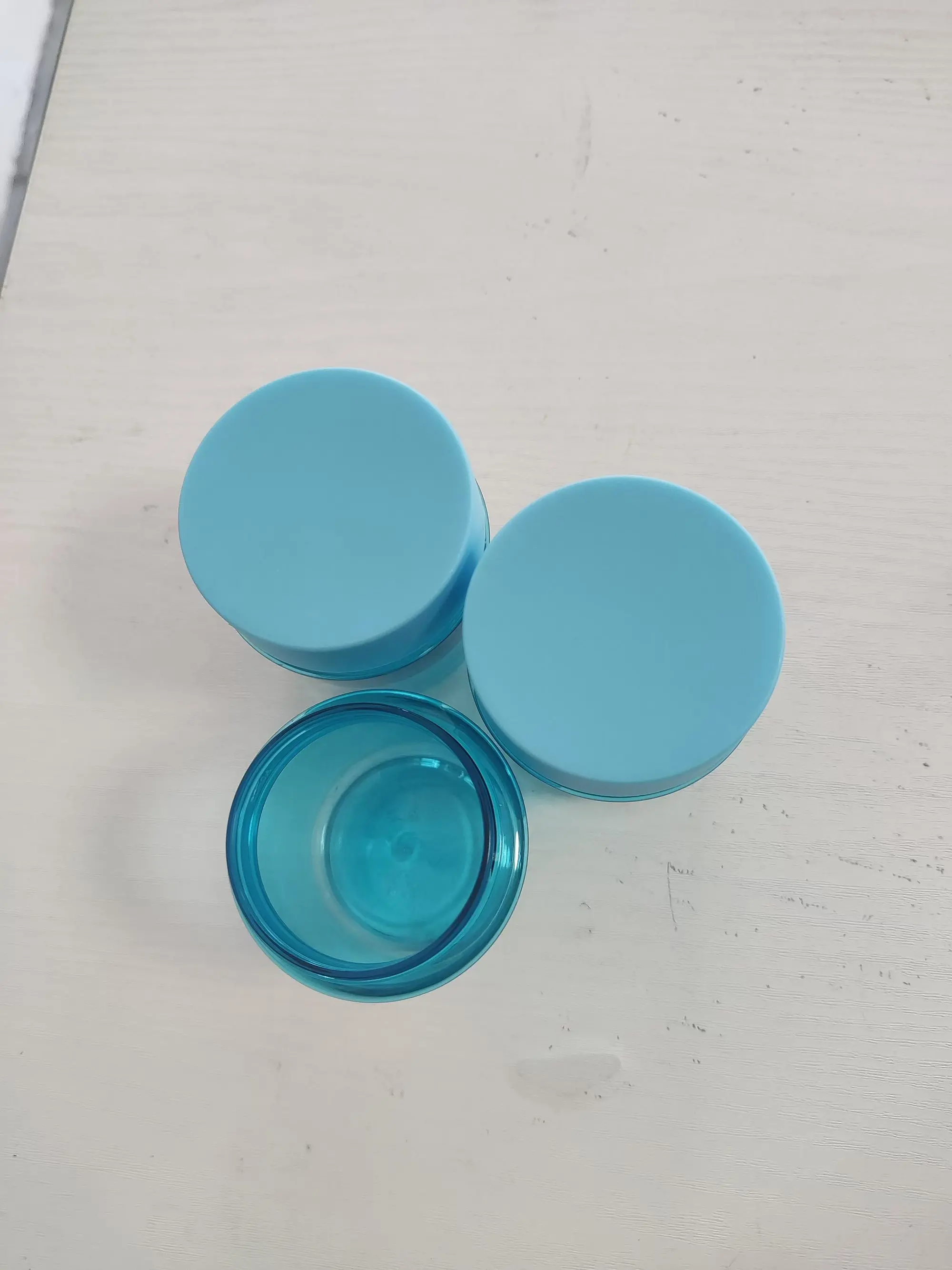 Best Sell 2OZ 3OZ Empty Clear PET Jar With Child Resistant Lid plastic food grade packaging container with lid medicine bottles