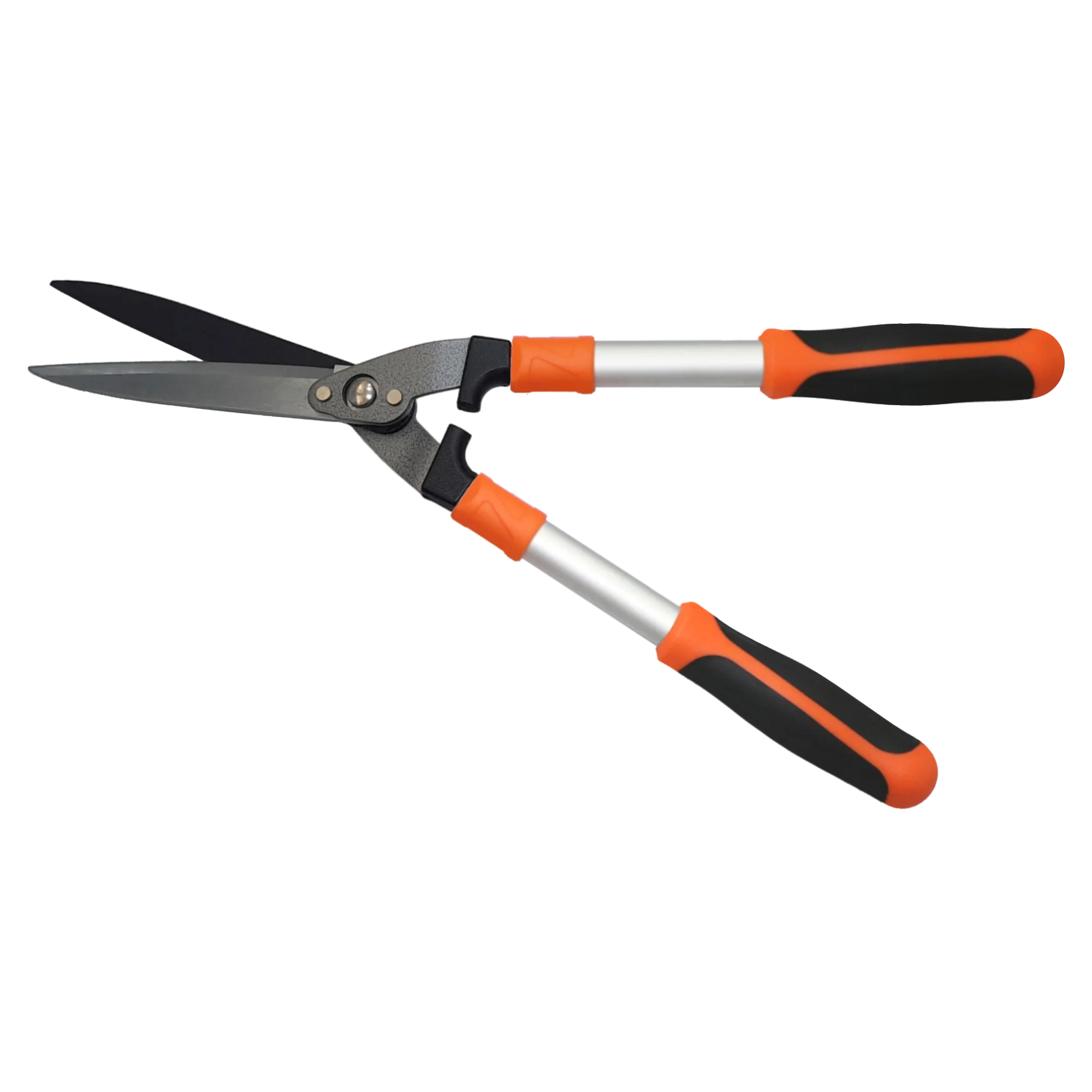 Pruning Scissor Long Handled Garden Fence Tool Adjustable tension knob 60.5Cm Straight Blade Hedge Shear