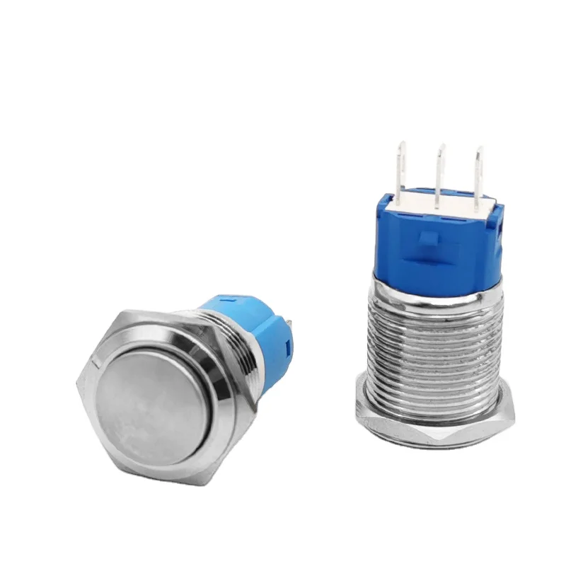 ABEI  latching self reset momentary 3 pin 1no 1nc emergency button manufacturer switch push button