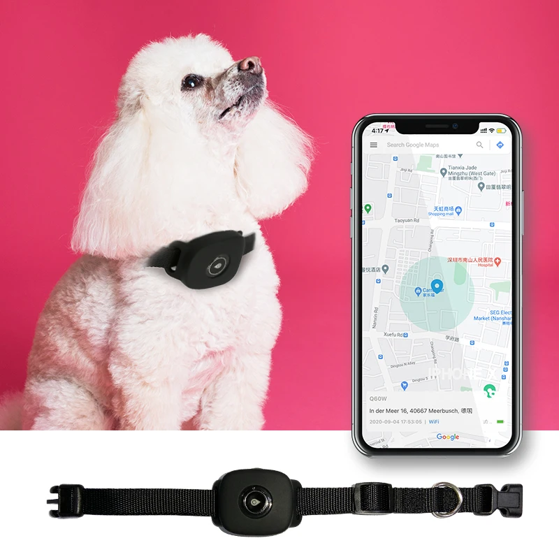 Ошейник для домашних животных водонепроницаемый IP67 GPS-трекер крупного рогатого скота GSM Wi-Fi LBS