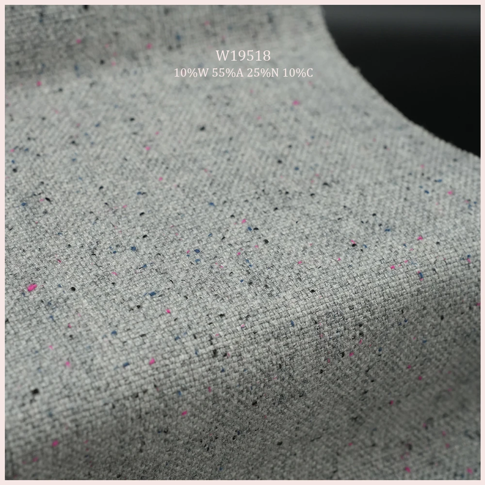 Multi-coloured design 10%W 55%A 25%N 10%C Wool Upholstery For Sofa Pillow Bag Shoes Panel