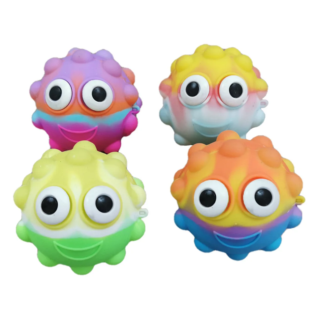 New 3D decompression bubble silicone rat eye ball pinch baby hands fidget toys squeeze toy squishy
