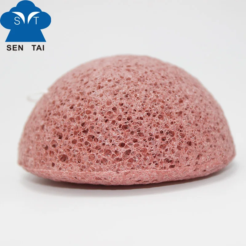 Organic natural charcoal facial bath bamboo konjac sponge for baby