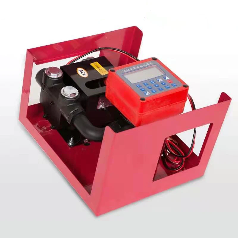 Factory High Quality 12 V DC   Diesel Transfer Fuel Pump Diesel with Flow Meter and Nozzle
