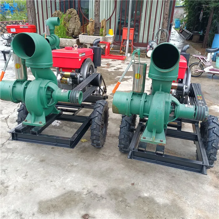 High Pressure Agricultural Irrigation Diesel Engine Water Pump Diesel 8-inch water pump unit