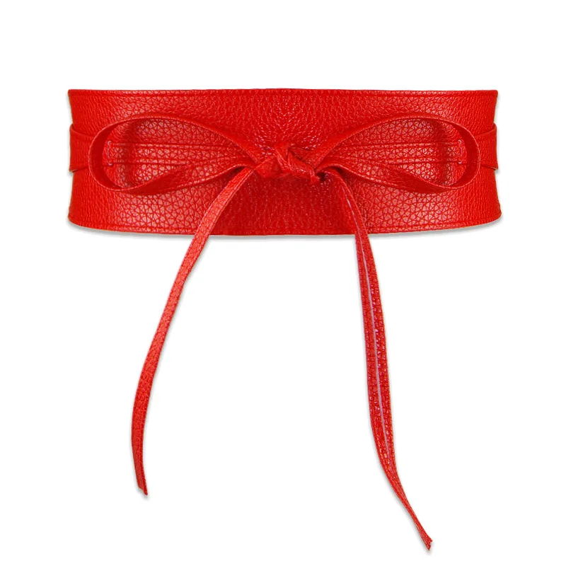 Women Slimming Body Waist Elastic Belts For Ladies Ultra Wide Corset Belt Around Waist Band Sequins OBI Dress Belt