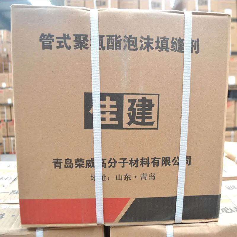 750Ml High Density Fireproof Sealant Polyurethane Foam Adhesive For Gap Filler