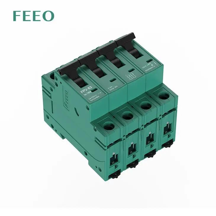 yueqing 1000v 1200V 1 2 3 4P pole dc circuit breakers electrical device