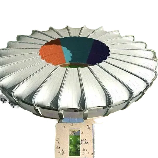 Индивидуальный современный дизайн уличный Спортивный стадион структура крыши PVDF тканевая мембранная архитектура для применения в парке PTFE тип