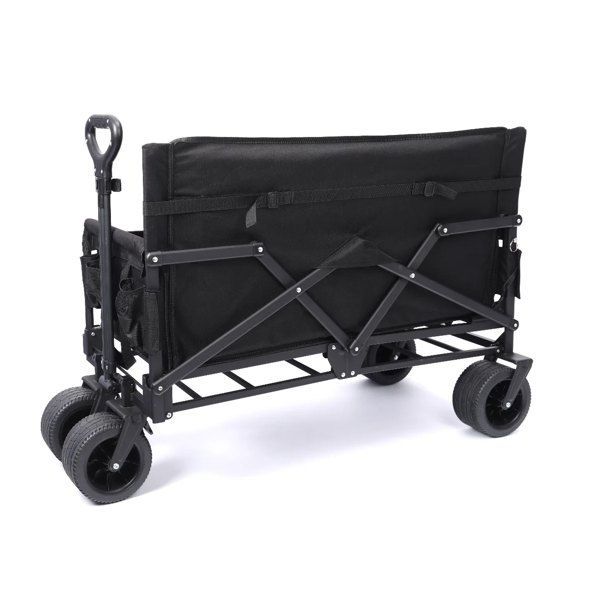 Multi function Sofa Bed Load luggage Wagon Cart Outdoor durable luxury custom logo kid utility camping trolley cart with 2 seat