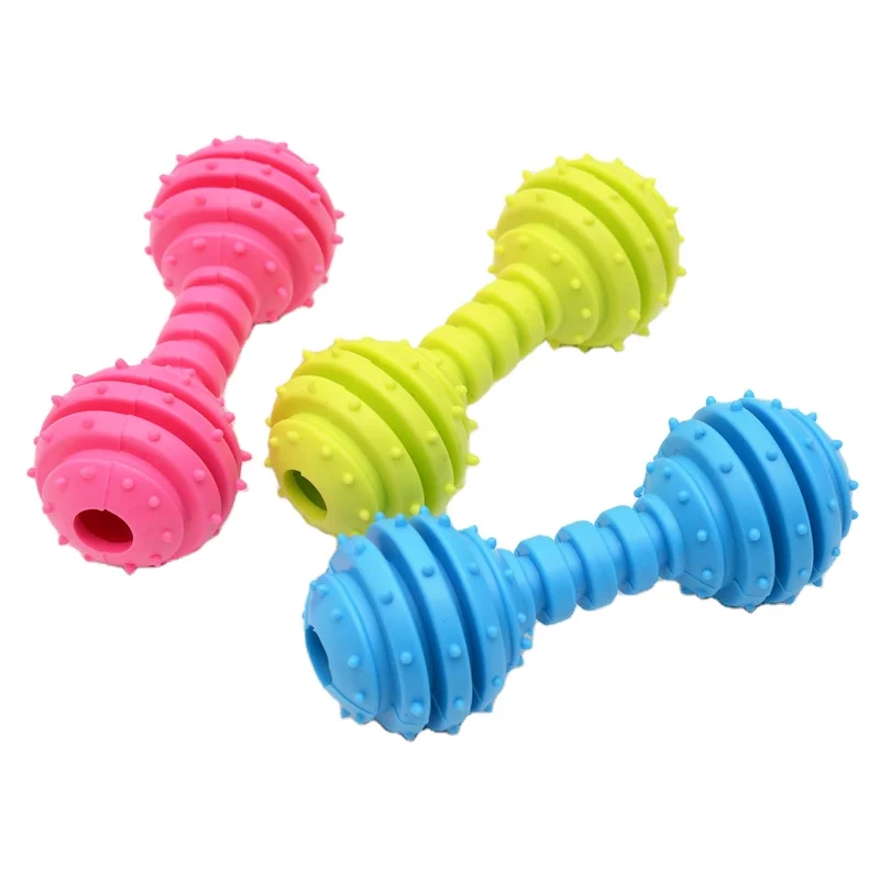Small Puppy TPR Dog Toys Chewing malor teeth tug Safe Durable Molar Cleaning Puppy Chew Toys