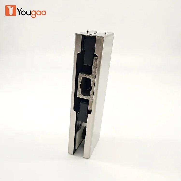 Frameless Glass Door Stainless Steel Lower Patch Fitting Door Clamp
