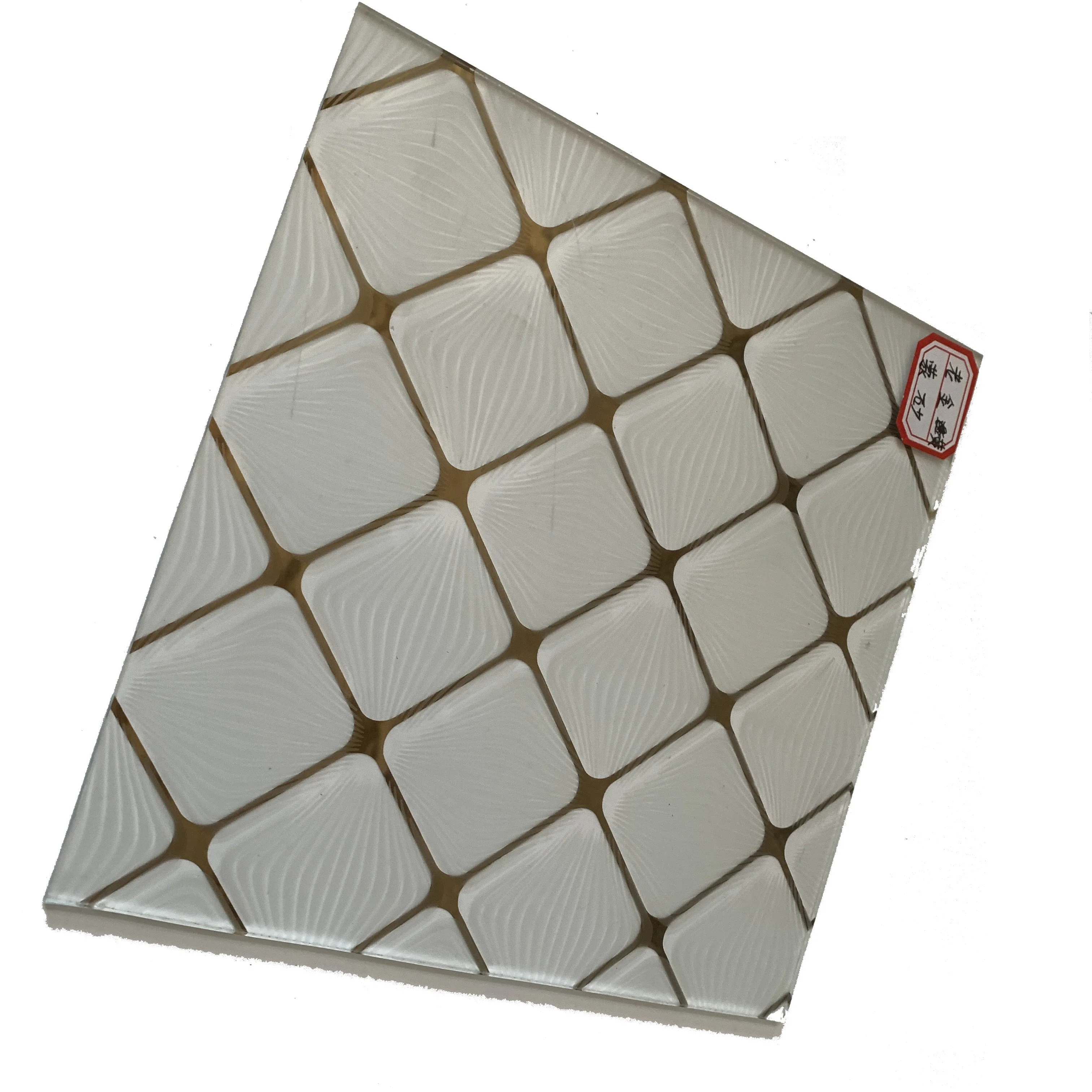 New style Flower Design Coated Art Decorative Building Glass for Door Window Partition and Ceiling Glass Decor house