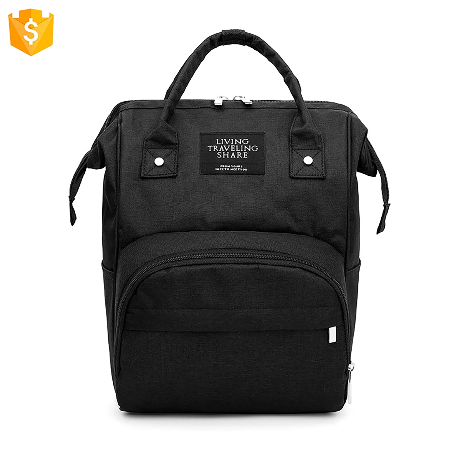 3 in 1 Designed 100% Polyester Mommy Mom Tote Diaper Backpack Travel Waterproof Mummy Bed Nappy Baby Diaper Bag For Mother