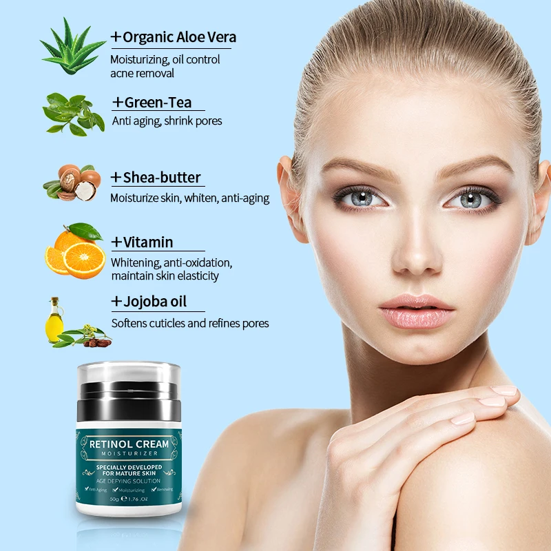 Callogen Retinol Moisturizer Face Body Cream Vitamin E Hyalronic Acid Moisturizing Retinol Firming Cream for Face