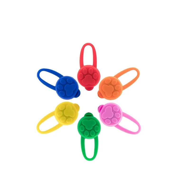 Pet LED Pendant Dog Safty Illuminating Necklace Flashing Glow Light Night Collar Pendant