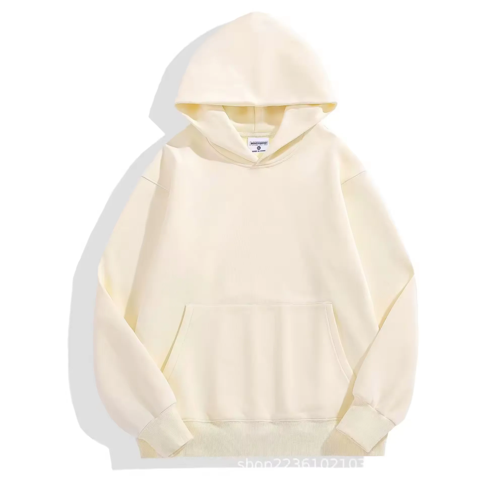 Colors Blank wholesale hoodies High Quality 500GSM Cotton Fleece Pullover Blank Oversized Hoodies