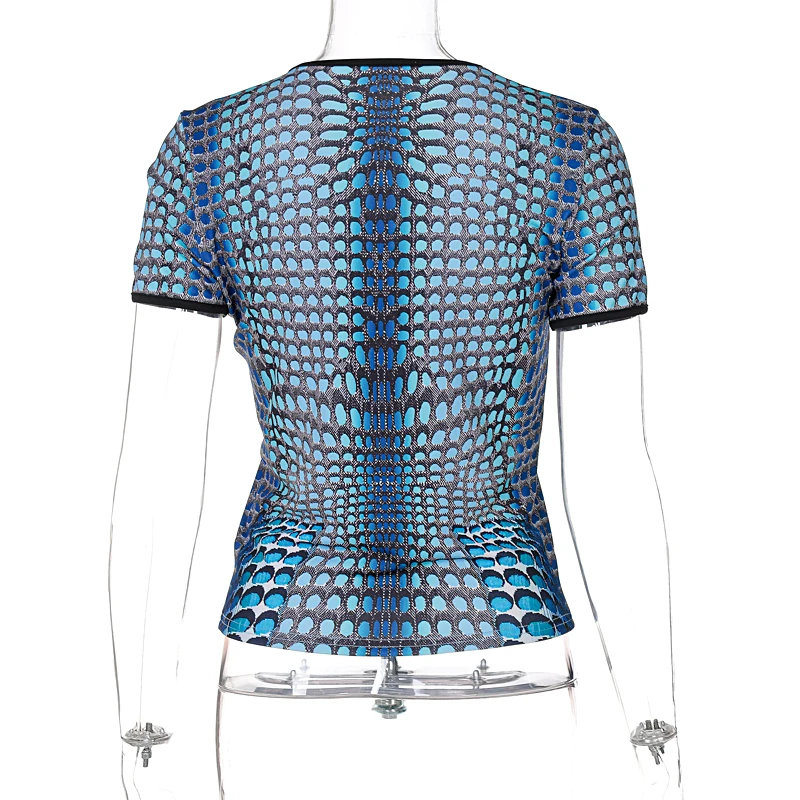 Lagerfe Print Short Sleeve Bodycon T-Shirt Women 2021 Summer New Fashion Ladies Harajuku Baby Tee Wholesale Girl T Shirt Y2K Top