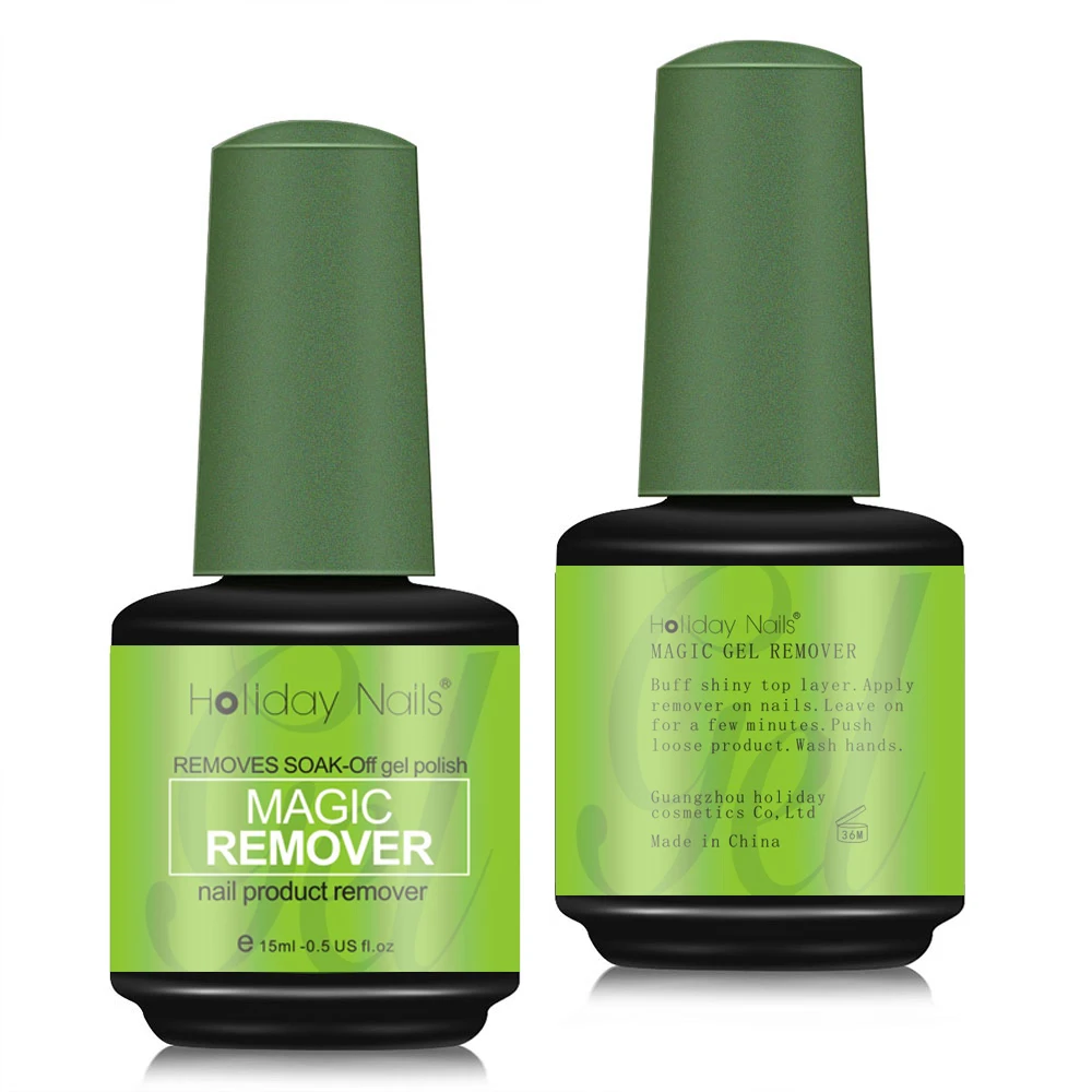 quickly easily remove Clear Magic Remover Gel 15ml Glue Nail Gel Polish Remover