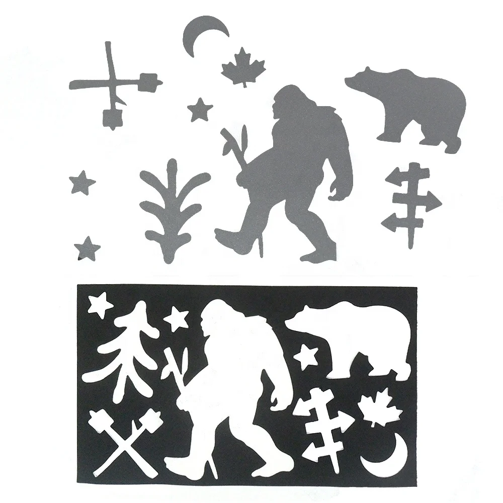 WBG Custom Logo Self Adhesive Reflective Clothing Patch Tape Stickers