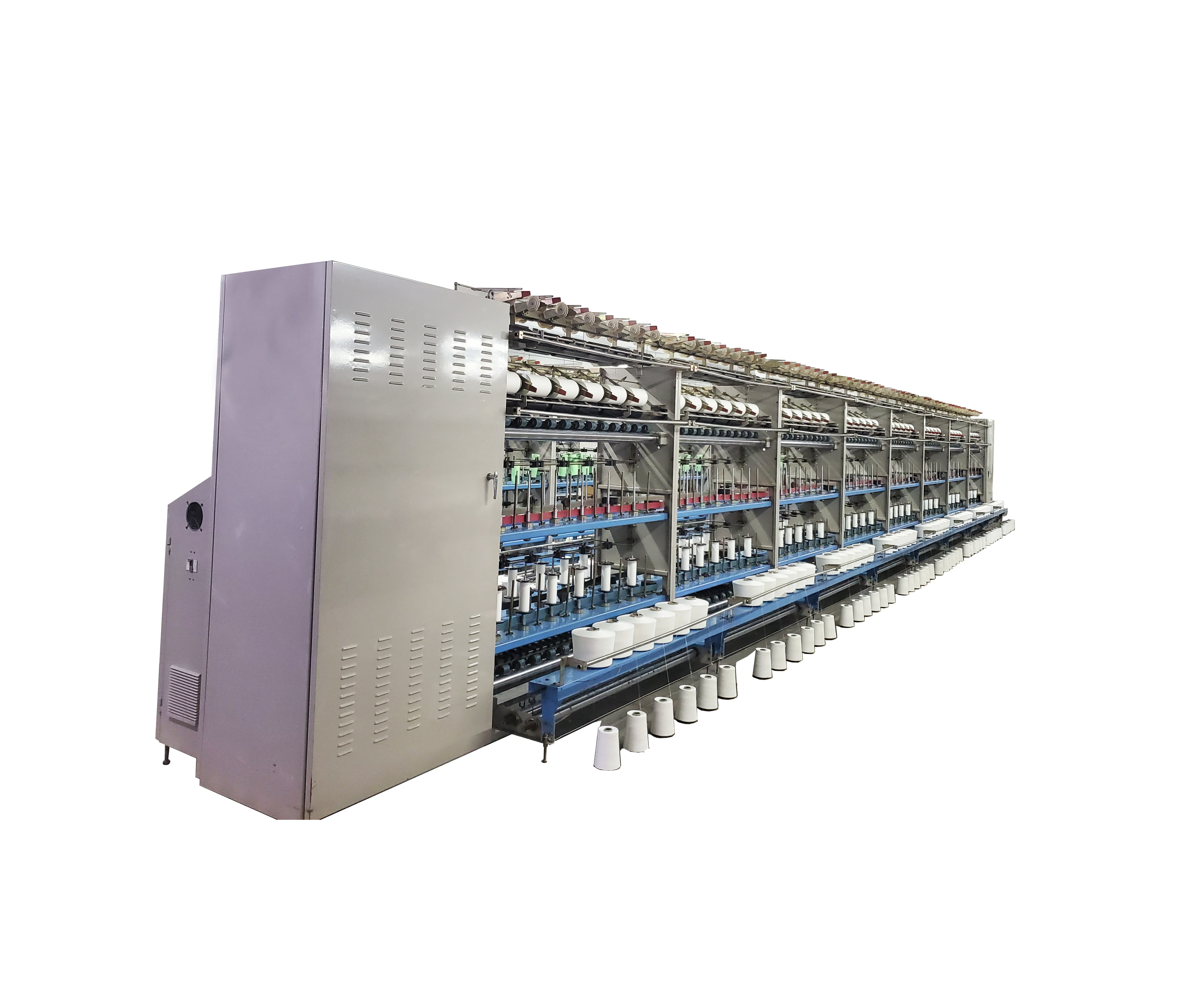 
High Production Capacity Spandex Yarn Single and Double Covering Textile Raw Material Machines for textile machine 