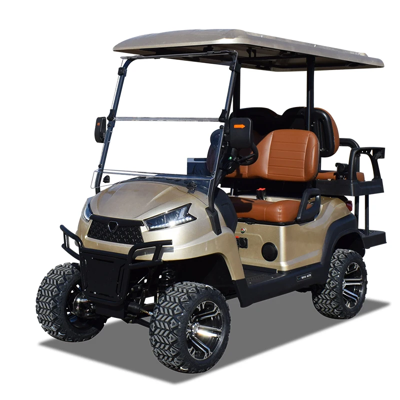Factory Custom Electric Golf Carts Four Seaters Motor 48 volts Club Golf Car Buggy