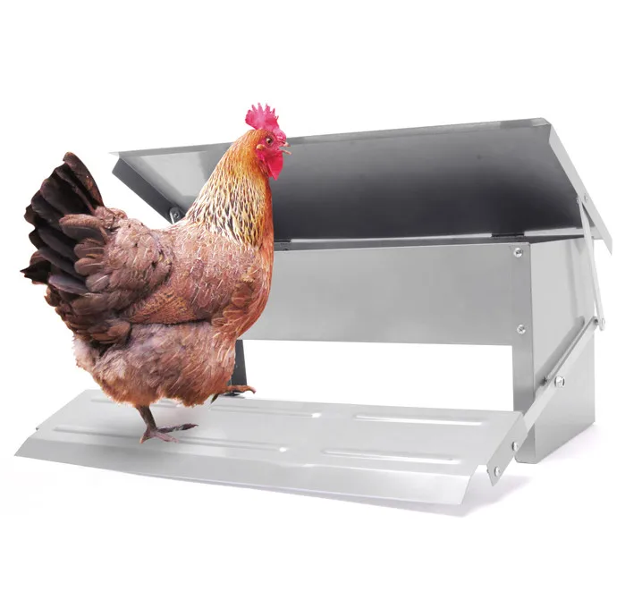 CHICKEN STEP FEEDER / Automatic chicken feeder for poultry chickens