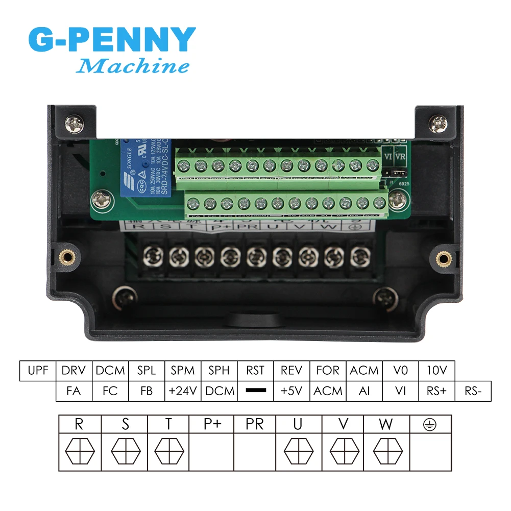 1.5kw ER16 D80mm Water cooled spindle Kit 1.5KW HY Inverter Used for CNC Milling Spindle motor