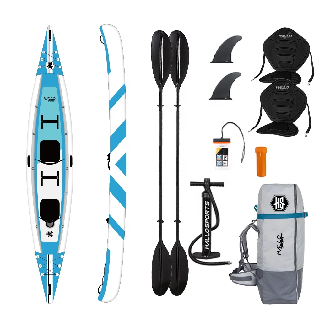 Hallosports K017 folding patrol inflatable boat kayak