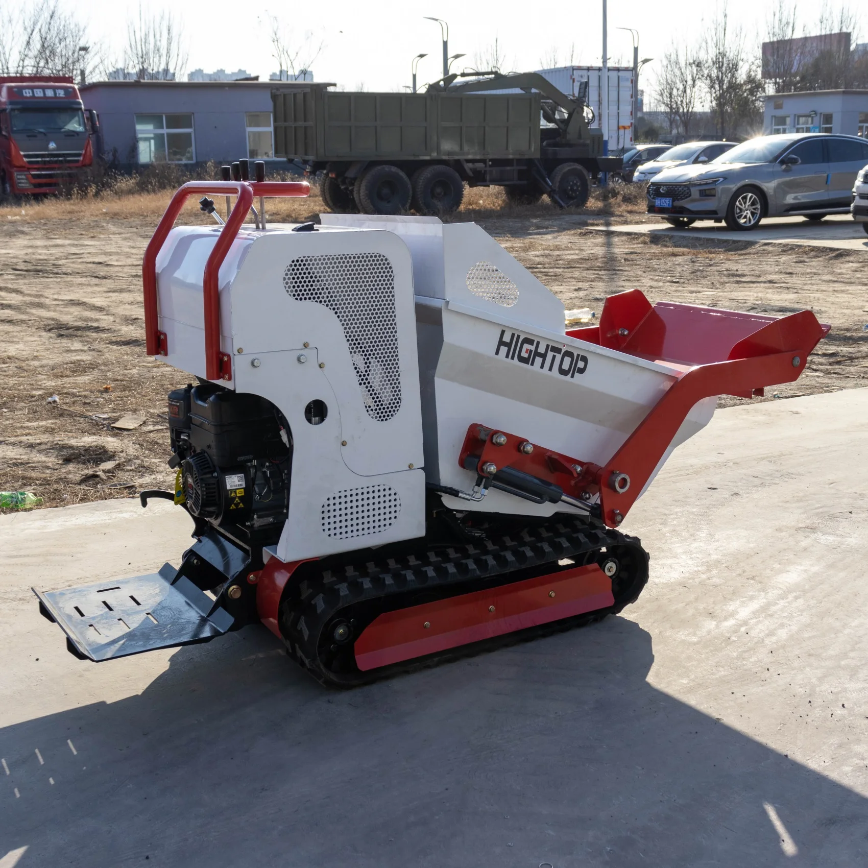 Hot sale Crawler dumper mini construction machine electric mini dumper