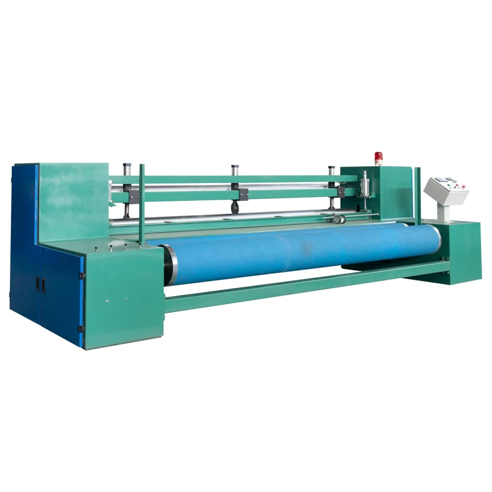 Nonwoven carpet cutting winding machine interlining felting slitter rewinder machine