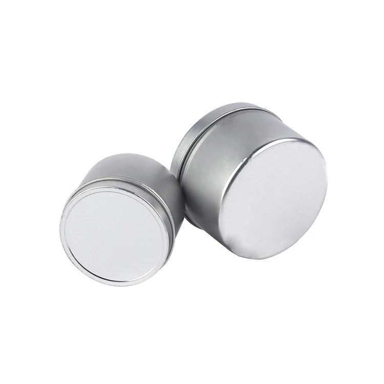 Luxury Custom Round Scented 4OZ 6OZ 8OZ Candle tins box can Container Empty Metal Candle Cans With Lid