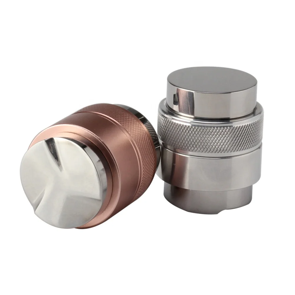 Coffee Distributor Espresso Tamper Double Head Coffee Leveler Espresso Distribution, Adjustable Depth Both Sides