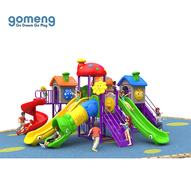 outdoor playground equipment for children plastic slide outdoor