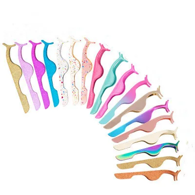 Пинцет для ресниц с индивидуальным логотипом, пинцет для ресниц, аппликатор для ресниц частной марки