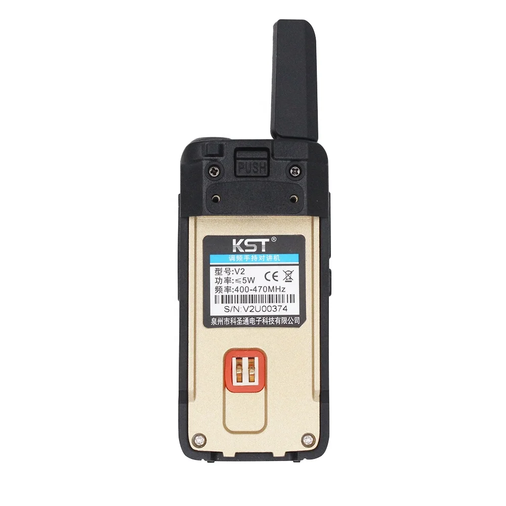 Переносная рация KST V2 PMR446 с сертификатами CE RoHS сертификаты Бесплатная лицензия мини-рация радио 446 00625 МГц-446 09375