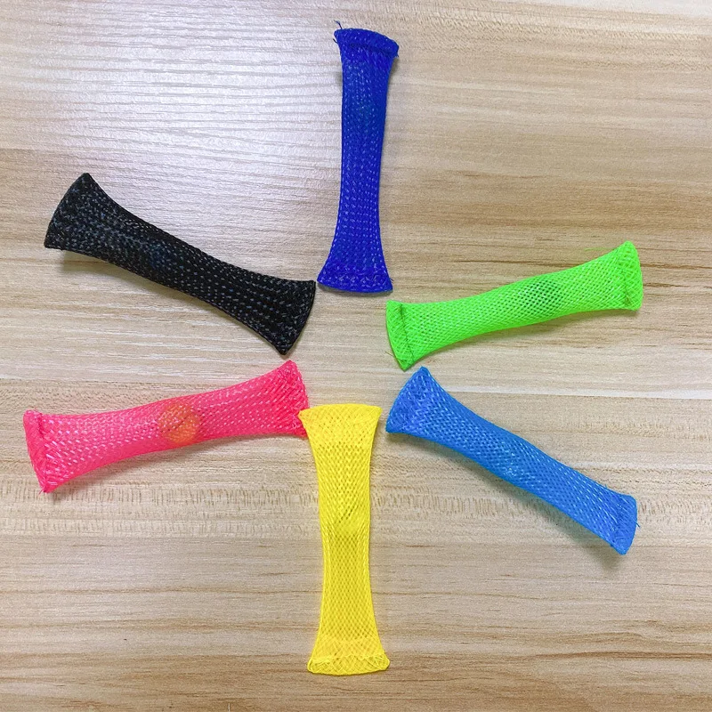 High quality increase attentions sensory finger rings soothing mesh and marble fidgets toy for adults, kids